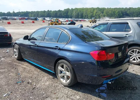 2015 BMW 328I из США, поврежденный, VIN WBA3A5C51FF609003